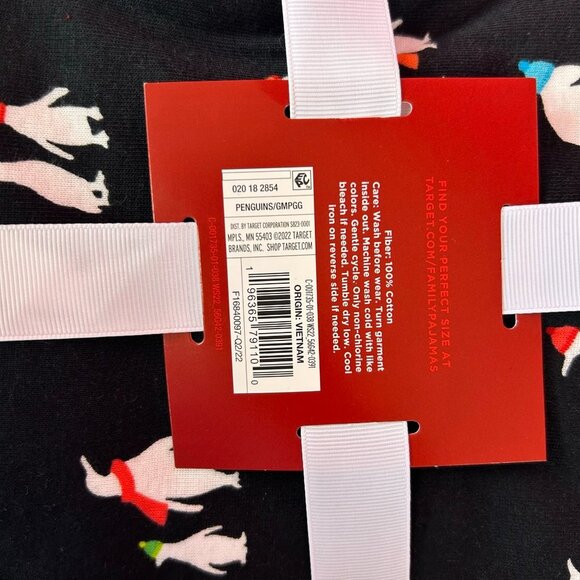 NWT Black Women's Holiday Penguins Print Pajama Set - Wondershop - Picture 6 of 6